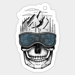 skullorado v2 Sticker